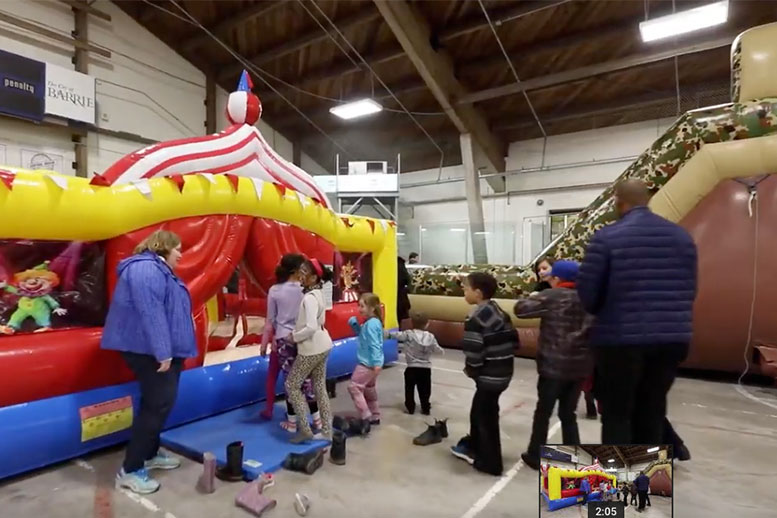 Kids at a party